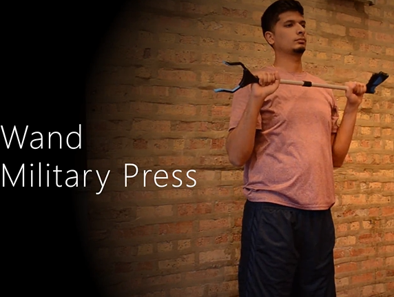 Wand Military Press
